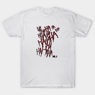 Laughter Red Design T-Shirt